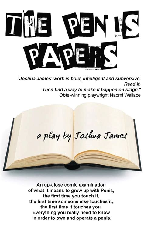 penis papers play joshua james PDF