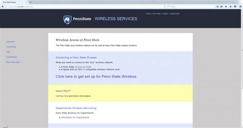 penn state wifi setup