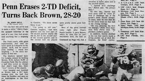 penn vs brown