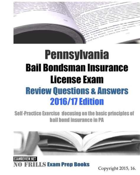 pennsylvania bondsman insurance license questions Reader