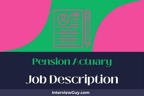 pension actuary jobs