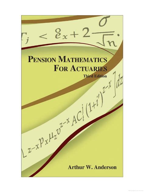 pension mathematics for actuaries Epub