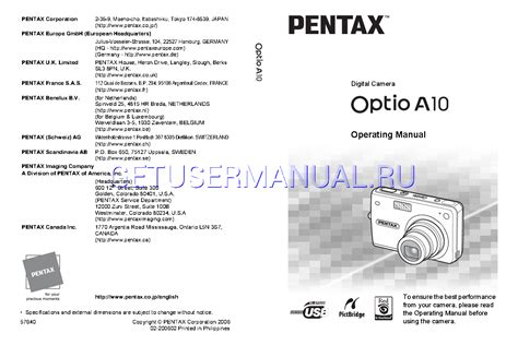 pentax optio a10 manual pdf Kindle Editon