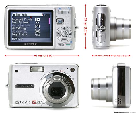 pentax optio a10 user guide PDF