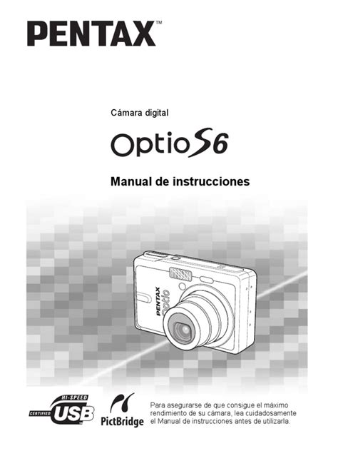 pentax optio s6 manual Doc