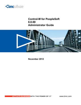 peoplesoft control m administrator guide Reader