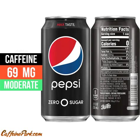 pepsi zero caffeinew