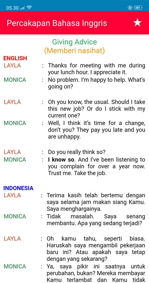 percakapan bahasa indonesia ke bahasa inggris pdf PDF
