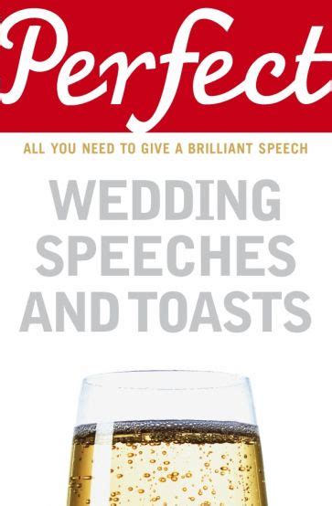 perfect wedding speeches and toasts perfect random house Kindle Editon