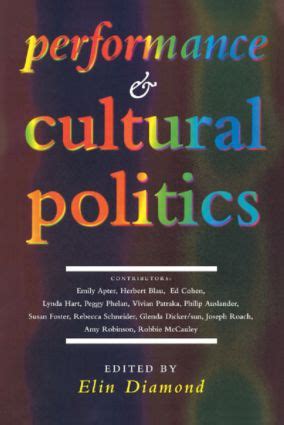 performance and cultural politics PDF