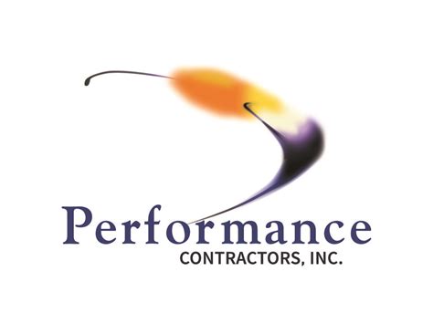 performance contractors logo round