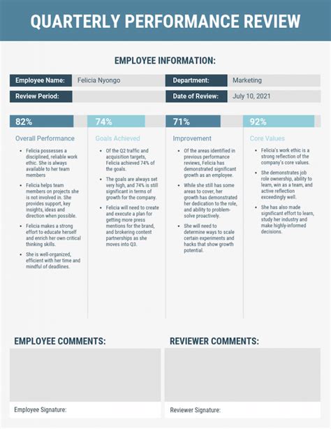 performance development and review template guide Reader