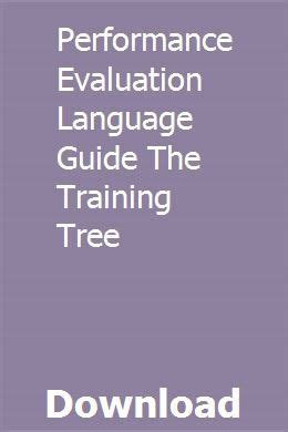 performance evaluation language guide the training tree free Doc