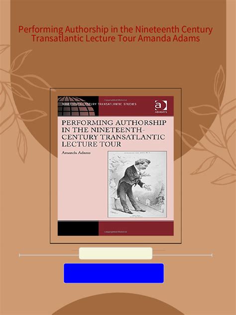 performing authorship Ebook Kindle Editon