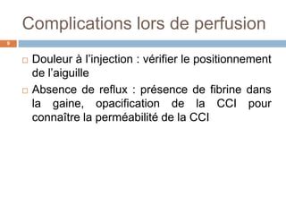 perfusion cath terisme dispositifs pratiques interrogations Epub