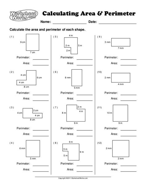 perimeter and area activities 8th grade Ebook Epub