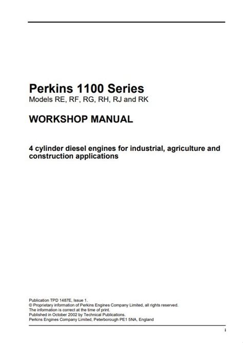 perkins workshop manual 1100 Epub