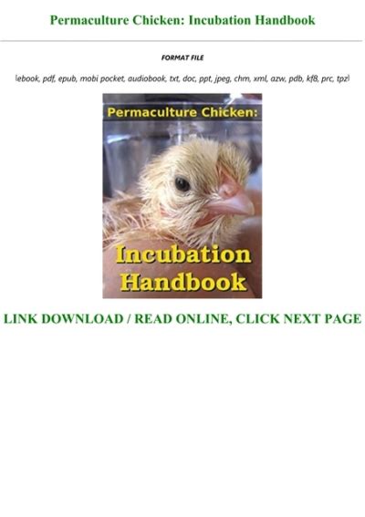 permaculture chicken incubation handbook permaculture chicken incubation handbook Kindle Editon