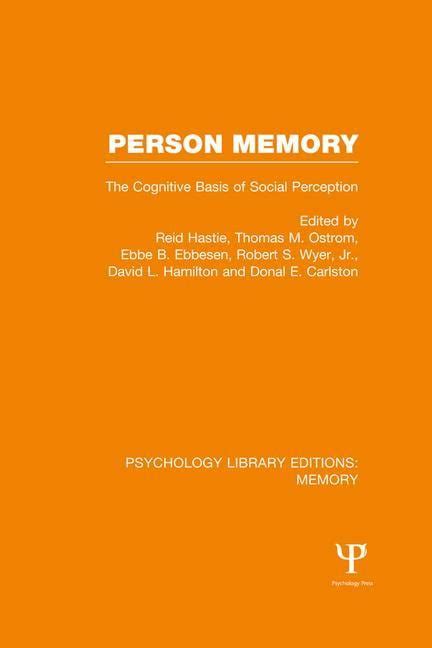 person memory ple perception psychology Kindle Editon