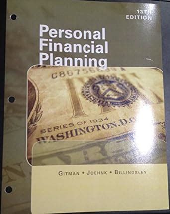 personal financial planning 13th edition gitman Kindle Editon