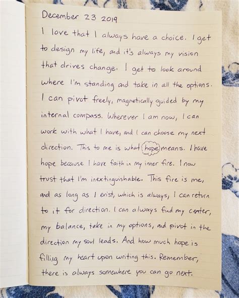 personal journal entries examples Reader