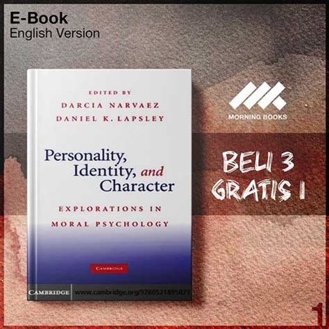 personality identity and character explorations in moral psychology Epub