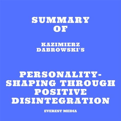 personality shaping through positive disintegration PDF