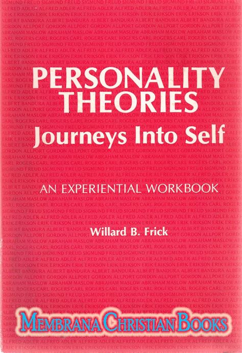 personality theories journeys into self an experiential workbook PDF