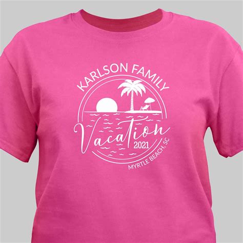 personalized family vacation t shirts