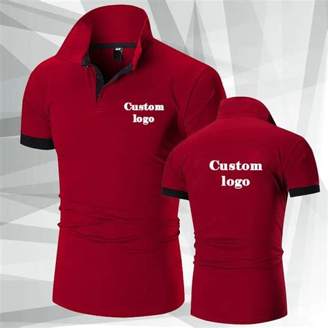 personalized logo polo shirts