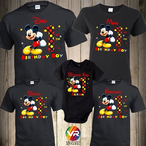 personalized mickey mouse t shirts