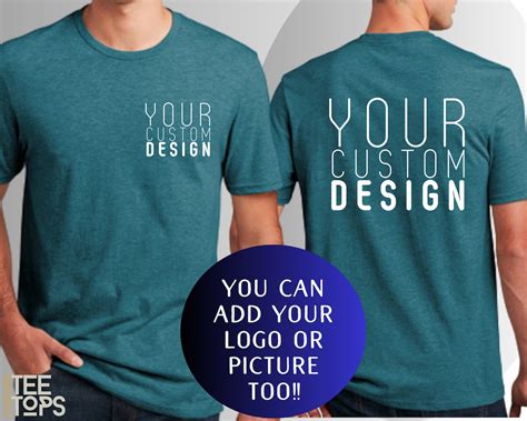 personalized t shirts front and back