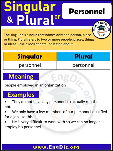 personnel singular or plural