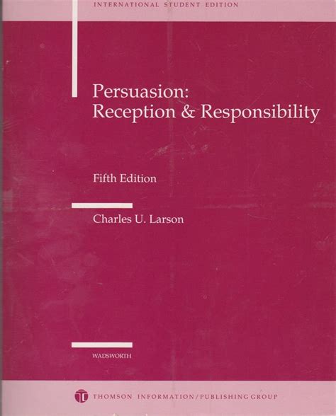 persuasion reception and responsibility pdf Reader