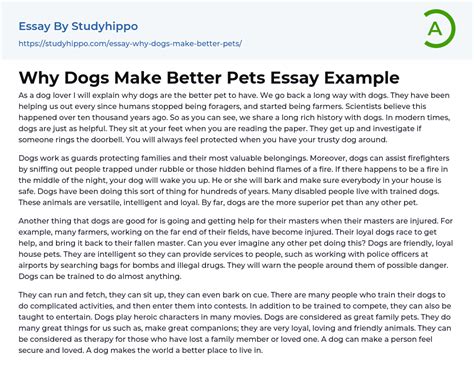 persuasive essay on pets Doc