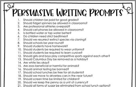 persuasive essay topics 5th graders Kindle Editon