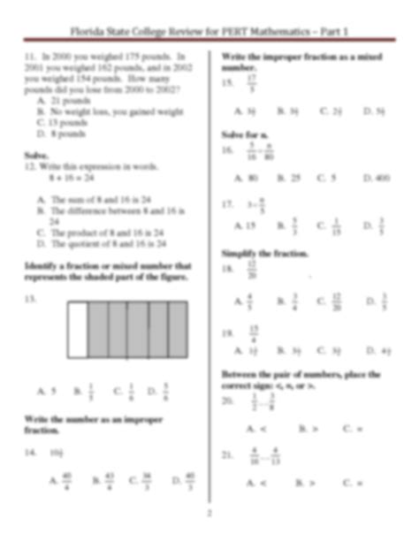 pert study guide math 2013 Reader