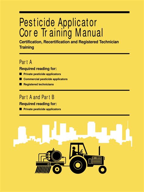 pesticide applicator core training manual 2 Epub