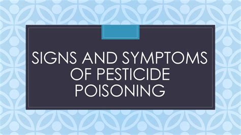 pesticide poisoning notes for guidance Kindle Editon