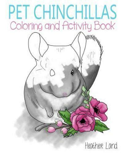 pet chinchillas coloring activity book PDF