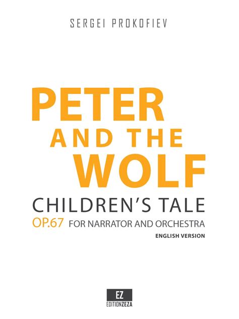 peter and the wolf op 67 full score english and german edition Doc