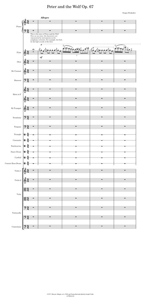 peter and the wolf op 67 study score Kindle Editon