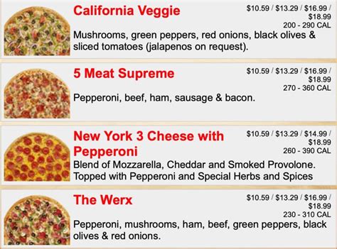 peter piper pizza prices