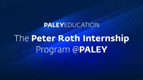 peter roth internship