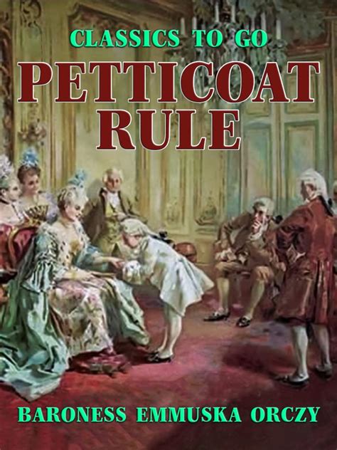 petticoat rule baroness orczy Epub