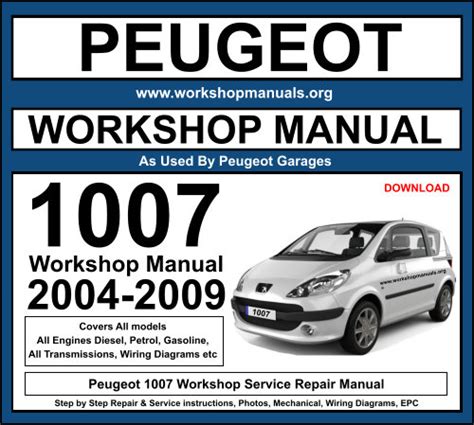 peugeot 1007 workshop manual Ebook Epub
