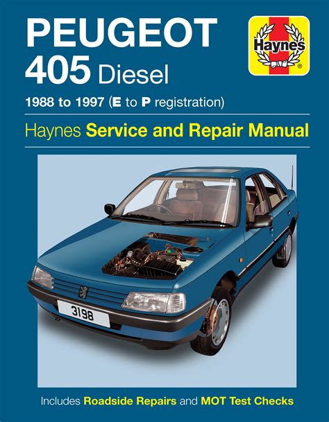 peugeot 405 diesel haynes manual download PDF