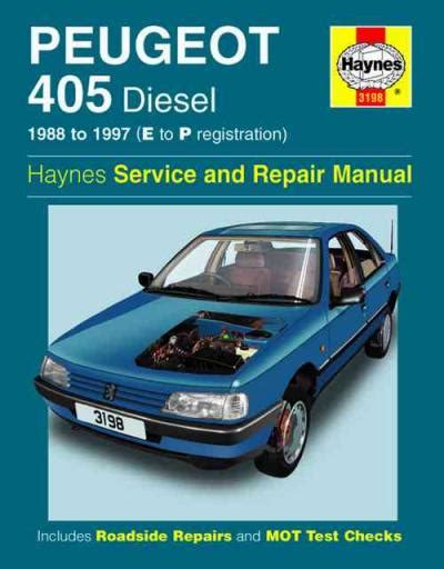 peugeot 405 diesel service and repair manual pdf Reader