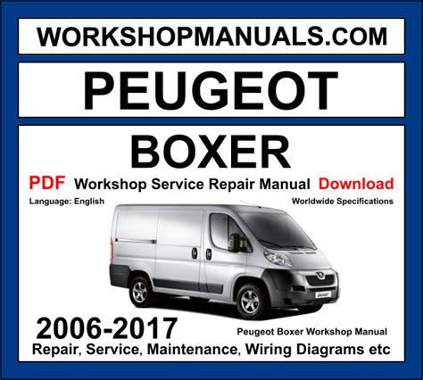 peugeot boxer van repair manual pdf Doc