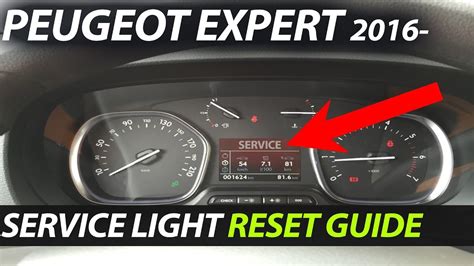 peugeot expert service reset Reader